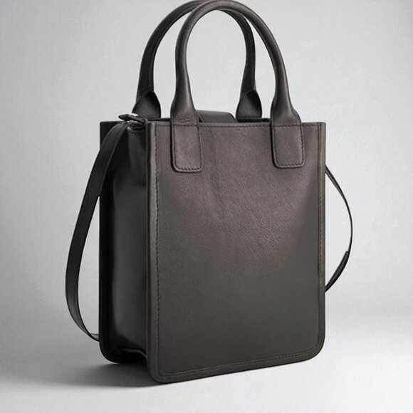 Fred Segal Small Smooth Leather Tote Bag - Picture 1 of 6